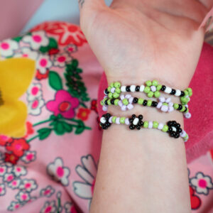 Friendship Garden Bracelets (Set of 3 // Small // Purple, Green, Black)