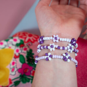 Friendship Garden Bracelets (Set of 3 // Small // Purples)