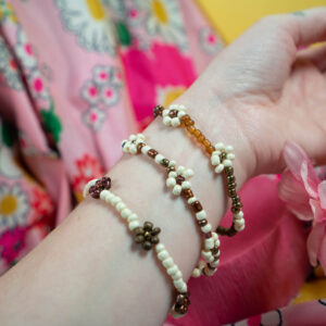 Friendship Garden Bracelets (Set of 3 // Large // Brown, Tan)
