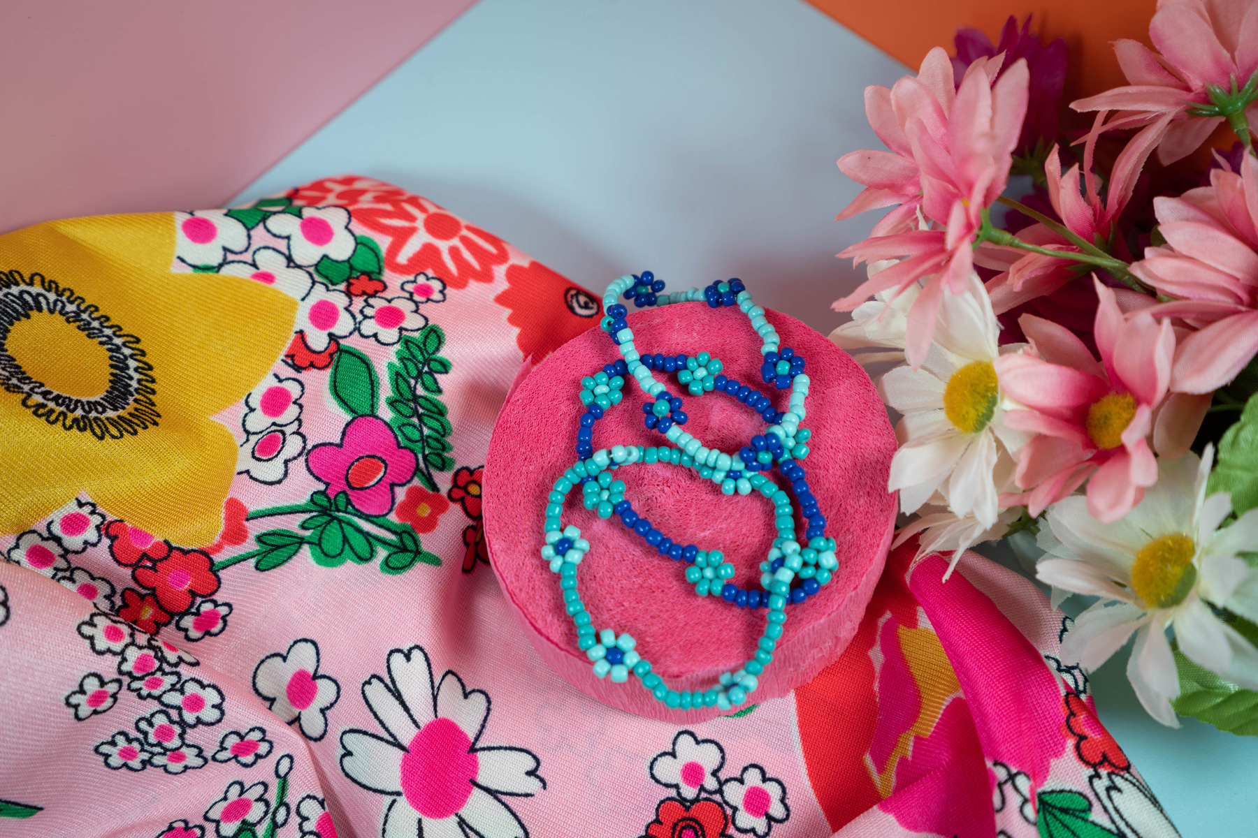 Friendship Garden Bracelets (Set of 3 // Large // Blues) - Image 3