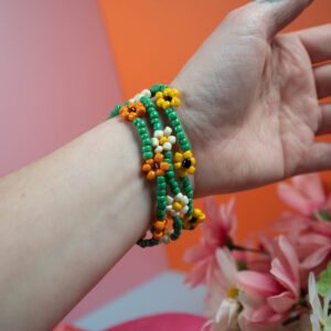 Friendship Garden Bracelets (Set of 3 // Large // Daisy, Sunflower, Black-Eyed Susan)