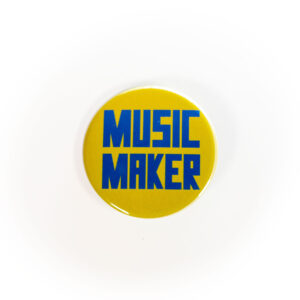 Music Maker (yellow/blue) - Button
