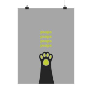 Cat Pssp Cat Matte Vertical Posters