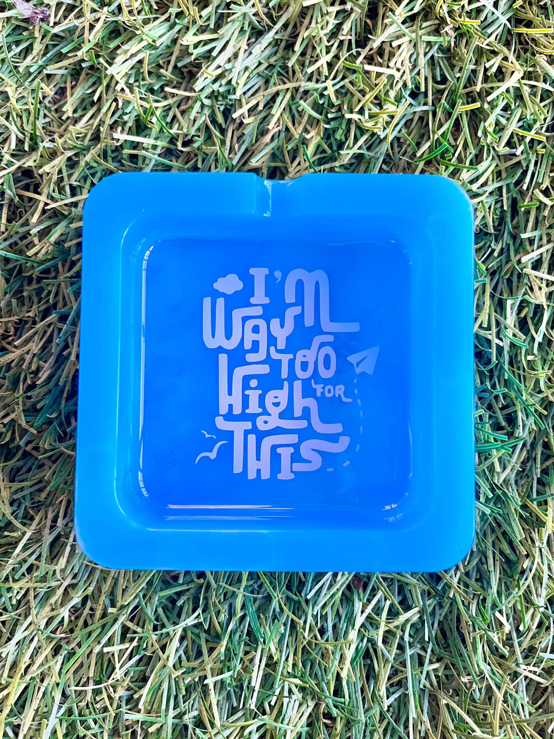 Way Too High Ashtray - Square (3)